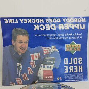 Nobody Does Hockey Like Upper Deck Window Cling Sticker Wayne Greyzky NHL